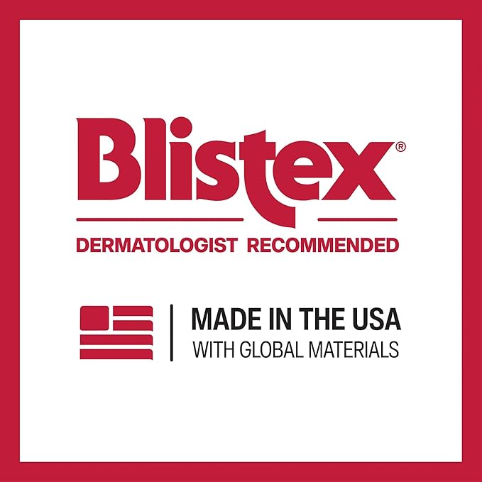 Blistex Medicated Lip Ointment, Relieves Cold Sores & Helps Heal Dry Chapped Lips, Pain Relief from Lip Sores & Blisters, Healing Ointment, 0.35 Ounce (Pack of 12)