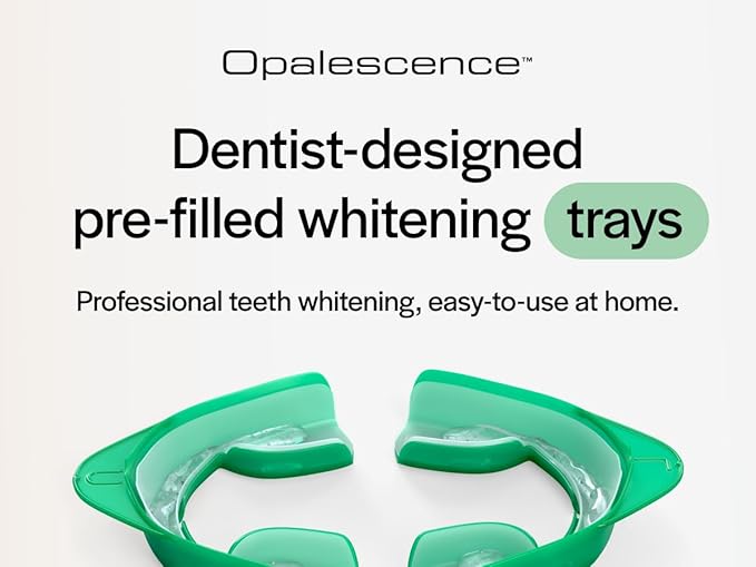Opalescence Go 15- Prefilled Teeth Whitening Trays - 15% Hydrogen Peroxide - (10 Treatments) Made by Ultradent Products. Teeth Whitening Kit -Mint - 5194-1