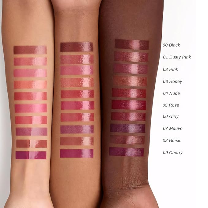 Kaely Pink Honey Lipstick Tinted Lip Balm, Hydrating Shine Lipstick for Women Dry Lips, Moisturizing Nourishing Glossy Lip Gloss Stain Makeup, Sheer Lightweight, Vegan & Cruelty-Free, 02