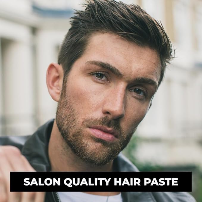 The London Grooming Company Men's Hair Paste | Flexible All-Day Hold | Natural Finish, 1.7 Fl Oz (50ml)