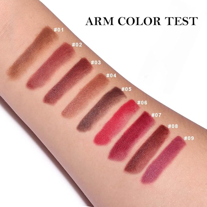 BINGBRUSH 2-in-1 Gradient Lip Liner & Lipstick Combo,Matte Longwear Waterproof Lip Pencil with Cone Tip,Smudge Proof Crayon for Flawless Ombre Contour,Women's Long Lasting Makeup Set (02#Smokey Rose)