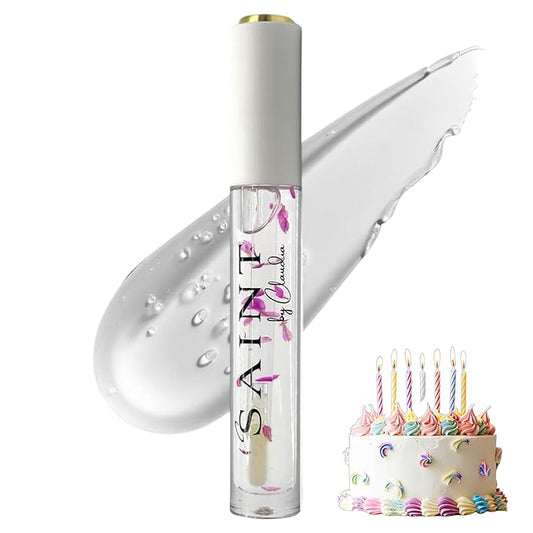 Birthday Cake Flavor Lip Oil - Nourishing And A High Shine Finish, Infused With Shea Butter, Antioxidants and Vitamin E, Vegan & Cruelty-Free