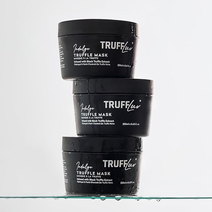 TruffLuv Indulge Collection Truffle Mask - Hydrating Strengthening Hair Mask Anti-Aging Enhances Shine 8.45 Fl Oz | Infused with Black Truffle Extract, Paraben Free, Sulfate Free