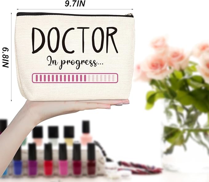 jealance Doctor Gifts Cosmetic Bag Medical Assistant Gifts Pharmacist Gift Makeup Organizer Bag Retirement Gift Travel Toiletry Bags Surgical Tech Week Gifts for Friends Christmas Birthday Graduation