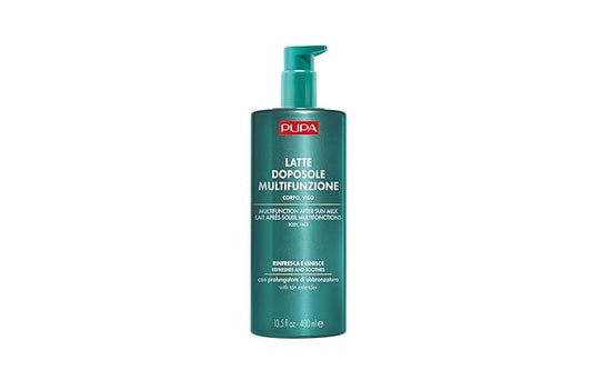 Pupa Milano Multifunction After Sun Milk Body And Face Cream - Fast-Absorbing - Quenches The Skin, Restoring The Perfect Hydro-Lipid Balance - Provides Relief And Prevents Peeling - 13.5 Oz