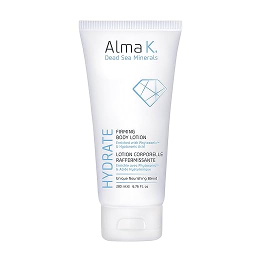 Alma K Firming Body Lotion - Daily Body Cream - with Dead Sea Minerals, Hyaluronic Acid - Body Lotion for Dry Skin - 6.7 oz