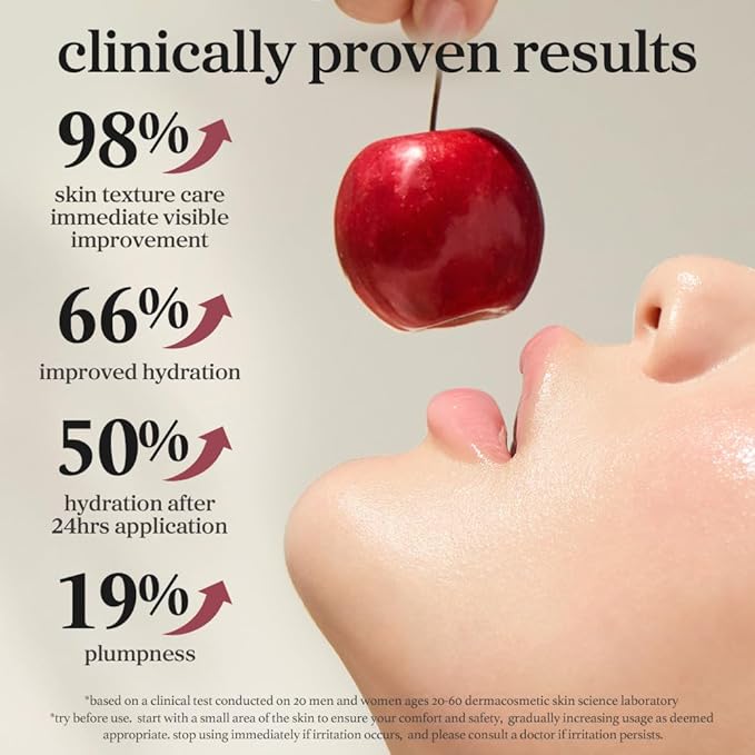NOONI Korean Lip Oil - Applecranberry | Long-Lasting, Moisturizing, Plumping, Revitalizing for Dry Lips, Waterproof, No Peel Off, Hydrating, Stocking Stuffers, Gifts For Teen Girls, 0.12 FL Oz