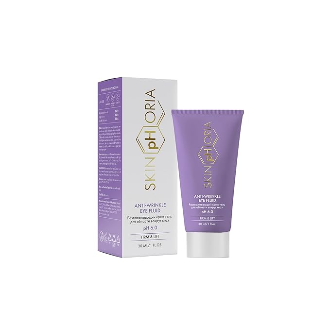 SKINPHORIA Anti-Wrinkle Eye Fluid with Collagen, Squalane & Hyaluronic Acid – Smooth Fine Lines, Firm & Hydrate Skin – Under Eye Cream Helps Reduce the Look of Puffiness & Restore Radiance – 30ml