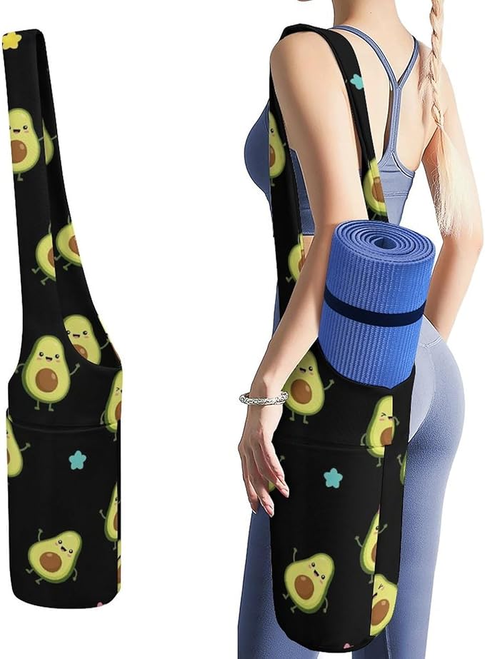 Yoga Mat Bag Large Tote Carrier Holder with Water Bottle Pocket Yoga Bags