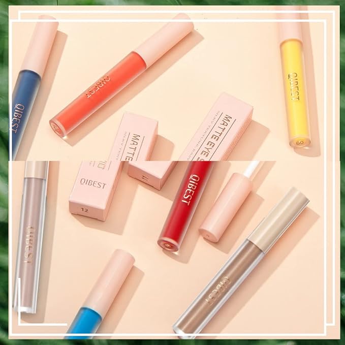 Eyeshadow liquid Matte Long Lasting High-pigmented Eyeshadow Gel Eye Makeup (Matte Dark Brown