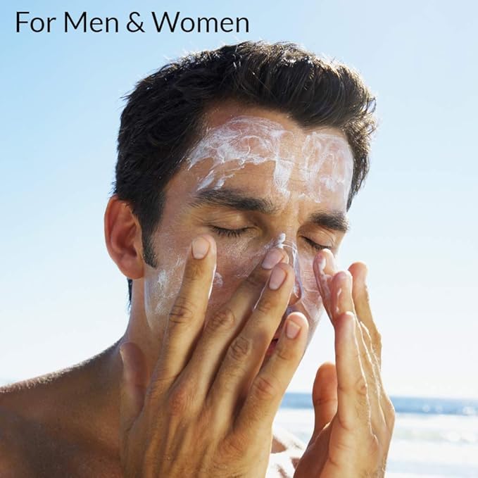 Sunscreen Moisturizing Face & Body Lotion (SPF 75) w/Aloe Vera for Cooling Sensation | LA BODIES | For Acne Prone Skin | Quick Absorption | UVA UVB Protection Sunblock | 3oz | 3 Pack