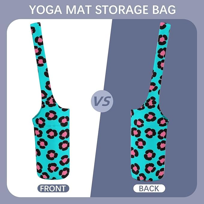 Stylish Yoga Mat Bag for Women Exercise Mat Holder with Shoulder Strap Yoga Mats Totes Sports Storage Bag