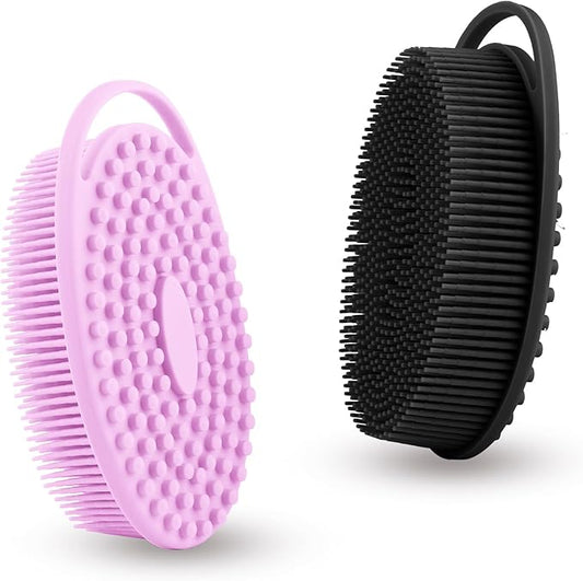 Soft silicone body shower??exfoliating silicone