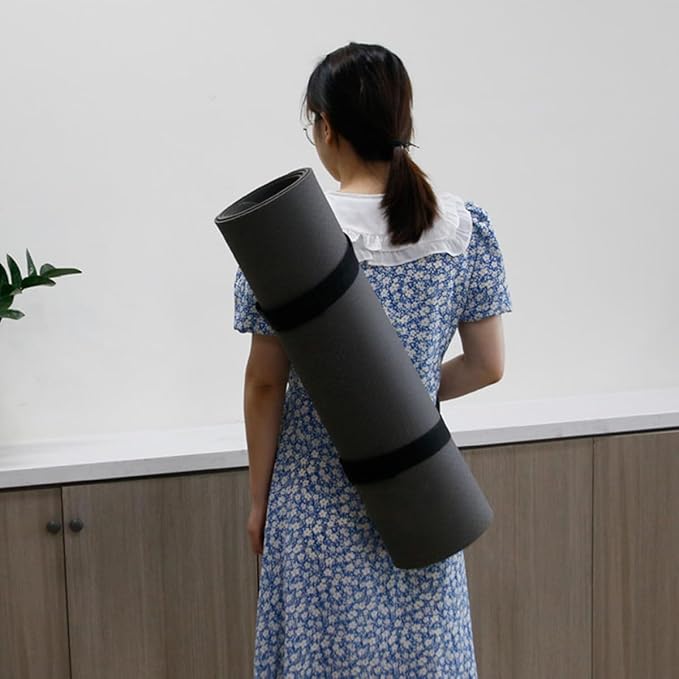 Adjustable Yoga Mat Strap Carrier Sling with Sturdy Fabric for Portable Exercise Mat Storage and Convenient Outdoor Fitness Use