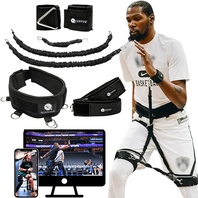 QBands Portable Resistance Training for Strength & Power - Enhance Athletic Performance & Injury Prevention - Versatile Exercise Bands for All Fitness Levels