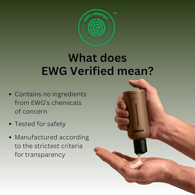 HygieneLab Fragrance-Free & Unscented Deodorant for Men – EWG Verified, Aluminum-Free, Non-Toxic Odor Protection for Sensitive Skin, Unscented