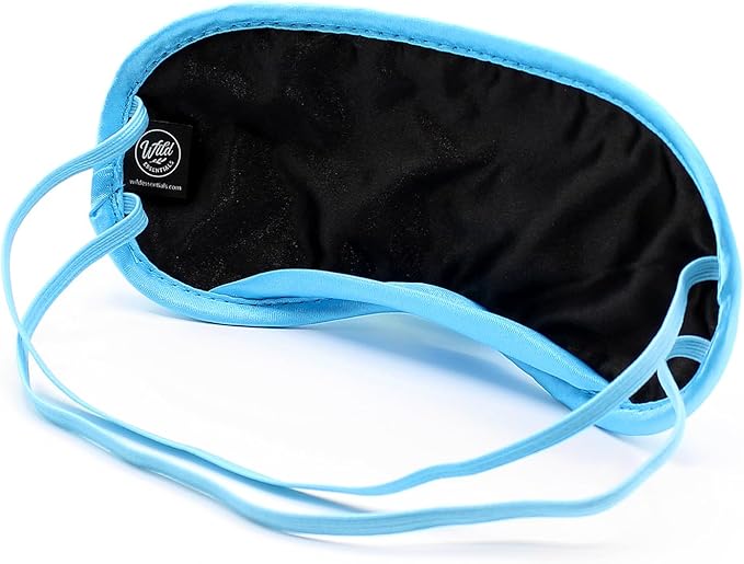 Dream Essentials Snooz Silky Soft Sleep Mask Value Pack 4 Eye Masks - Baby Blue (4 Pack)