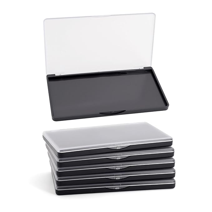 AJLTPA Magnetic Makeup Palette with Frosted Clear Top,