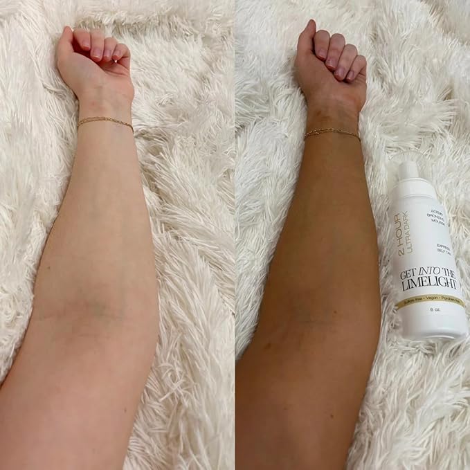 Get Into The Limelight 2 Hour Ultra Dark Starter Pack: 2 Hour Ultra Dark Sunless Tanning Mousse + Applicator Mitts