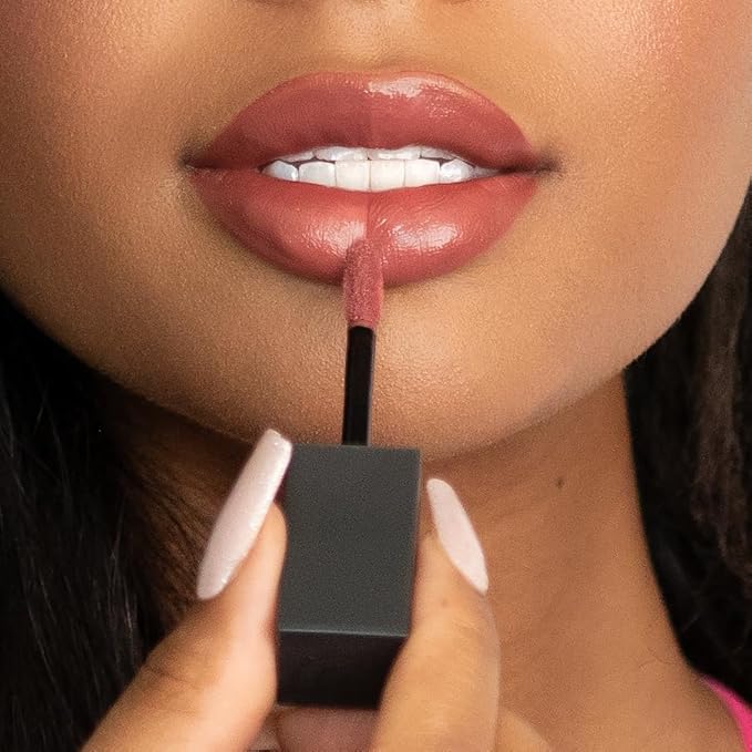 Defiance Beauty Luminous Liquid Lipstick Warrior Makeup Clear Lip Gloss Long Lasting Shades Neutral Pink undertone Color & High Comfort Lipstick for Longwear