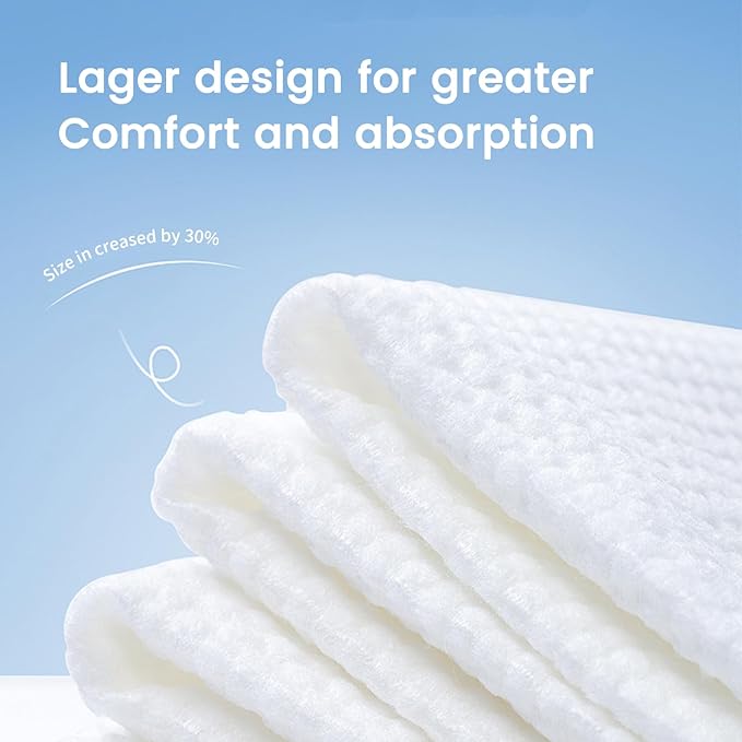 MSQ Face Towels, Disposable Face Towels, 60 Count Makeup Remover Dry Wipes, Soft & Skin Friendly Facial Towelettes Disposable, Lint- free, 1 Pack