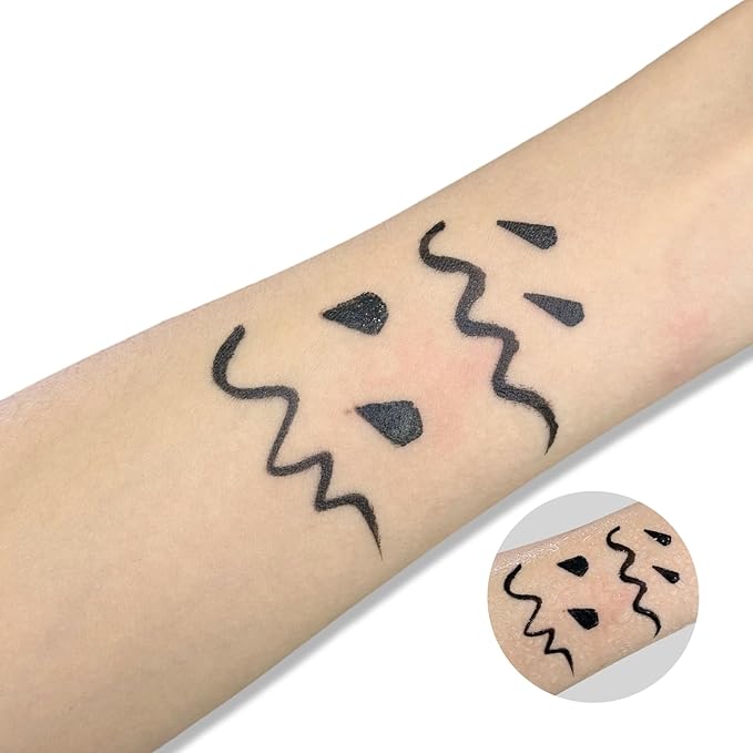 Erinde Winged Eyeliner Stamp - 2 Pens, Waterproof Liquid Eye Liner & Stamp for Perfect Cat Eye, Smudge-Proof Cat Eye Liner Cat Stencil Tool, Quick & Easy Black Wingliner
