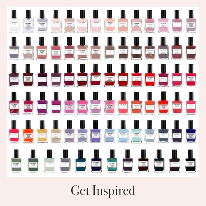 Nailberry L'Oxygéné Oxygenated Nail Lacquer | Black Berry | Deep Black Opaque Nail Polish | UV Protected Long-Wear Nail Polish | 12-Free | Vegan | Certified Halal | Cruelty & Gluten Free | 15 ml