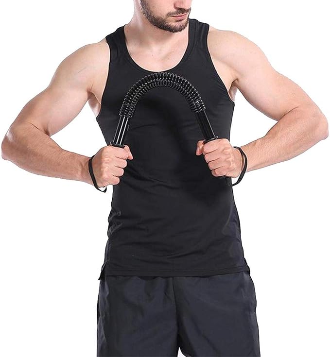 Spring Steels Man Spring Exercise Bar Comfortable Spring Fitness(30kg)