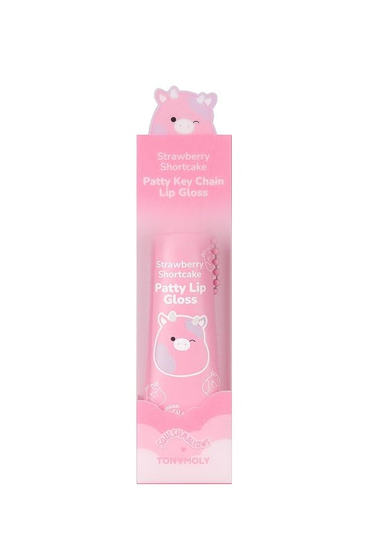 TONYMOLY x Squishmallows Patty Keychain Strawberry Shortcake Lip 11ml