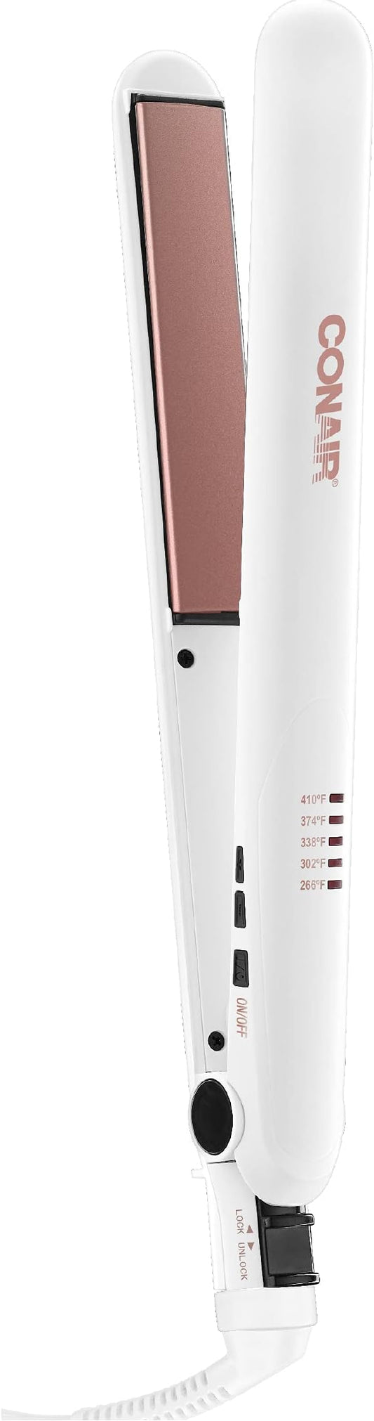 Conair Double Ceramic Flat Iron, 1-inch