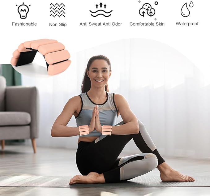 Ankle Weights Set of 2(1Lbs Each)