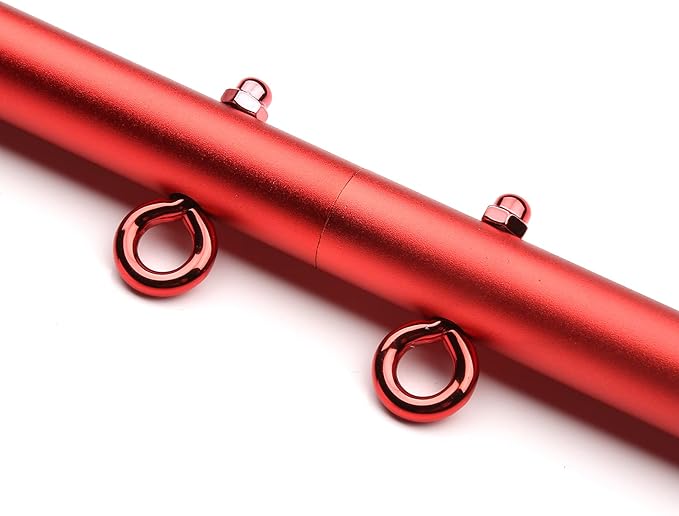 2 Pcs Red Adjustable Spreader Bar Set 3 sections