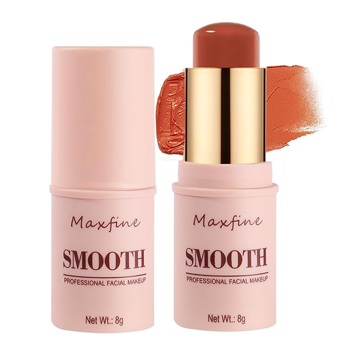 Blush for Cheeks - Buildable Cream Blush, 3-in-1 Citrus #5)