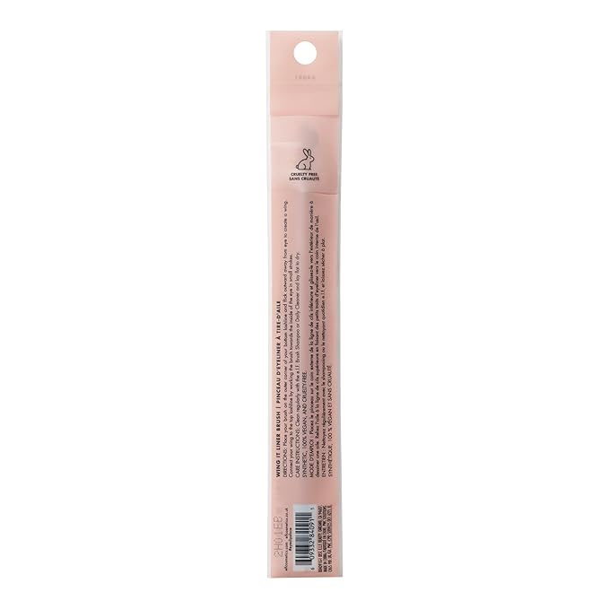 e.l.f. Wing It Liner Brush, Curved Eyeliner Brush For Creating a Precise Winged Look, Made With Synthetic Bristles, Vegan & Cruelty-Free