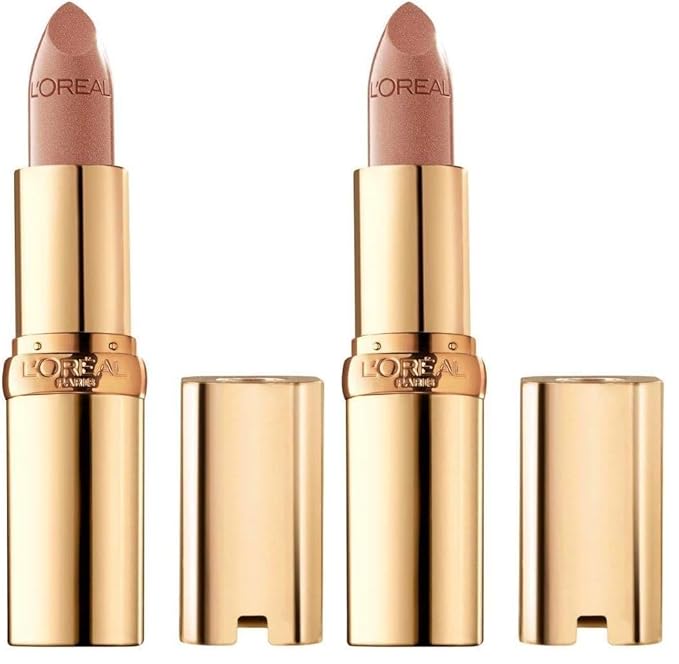 L'Oreal Paris Colour Riche Original Creamy, Hydrating Satin Lipstick with Argan Oil and Vitamin E, Bronze Coin, 1 Count (Pack of 2)