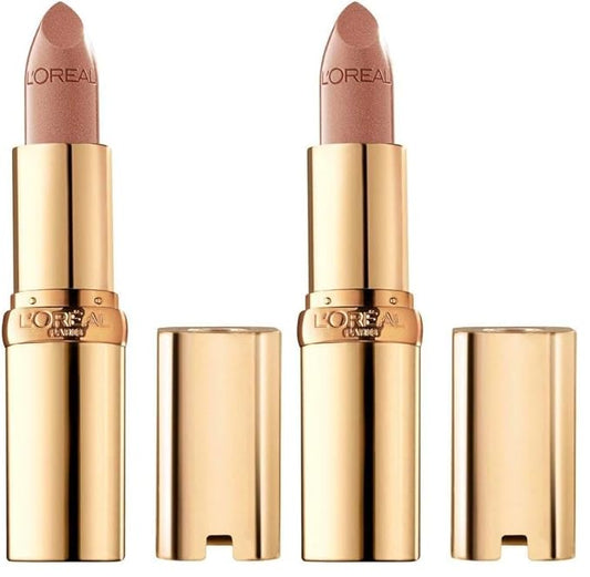 L'Oreal Paris Colour Riche Original Creamy, Hydrating Satin Lipstick with Argan Oil and Vitamin E, Bronze Coin, 1 Count (Pack of 2)