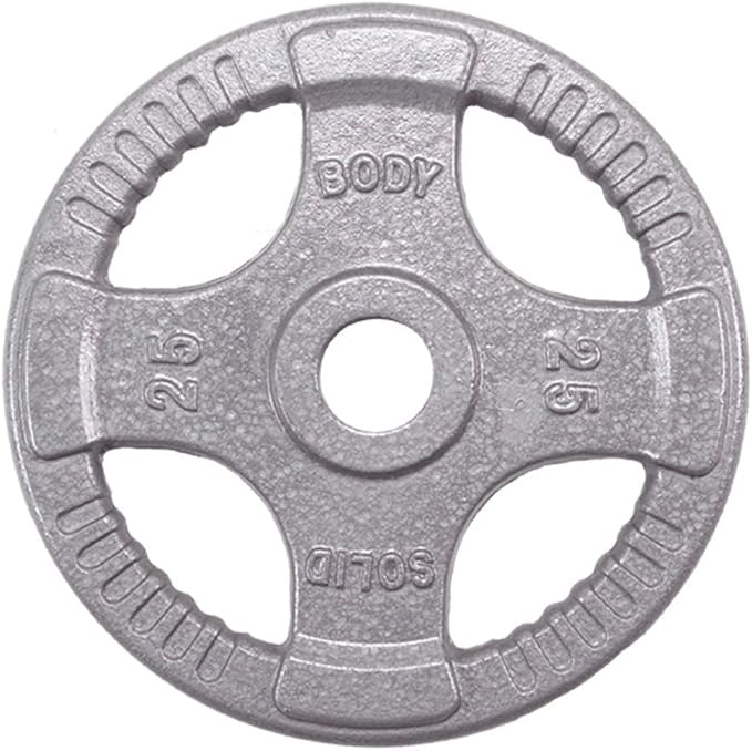 Body-Solid Cast Iron Olympic Quad Grip Design Weight 2 Inch