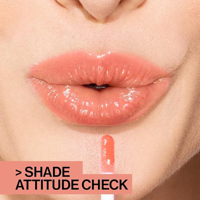 wet n wild MegaSlicks Lip Gloss, Ultra-Glossy, Vitamin-E Enriched, Ultra-Gloss High Shine Moisturizing, Cruelty-Free & Vegan - Snuggle Sesh