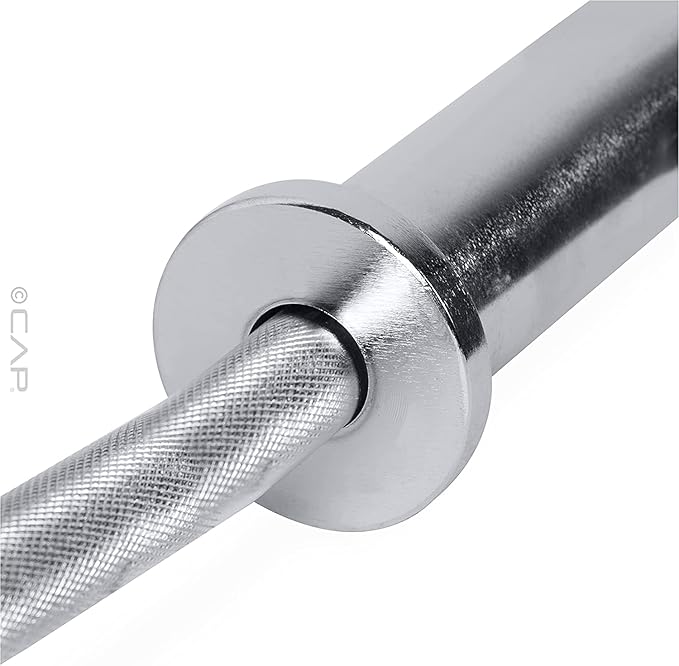 CAP Barbell 2' Olympic Solid Curl Bar 47-Inch, No (OBIS-47-3)