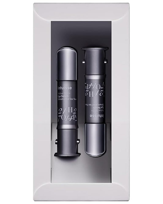 Intuisse Active NAD+ Eye Serum – Dark Circles, Puffiness, Fine Lines – 5% NAD+, Four Hyaluronic Acids & Swiss Liposomal Delivery – Lifting and Firming Formula – 2 x 5ml – Refills