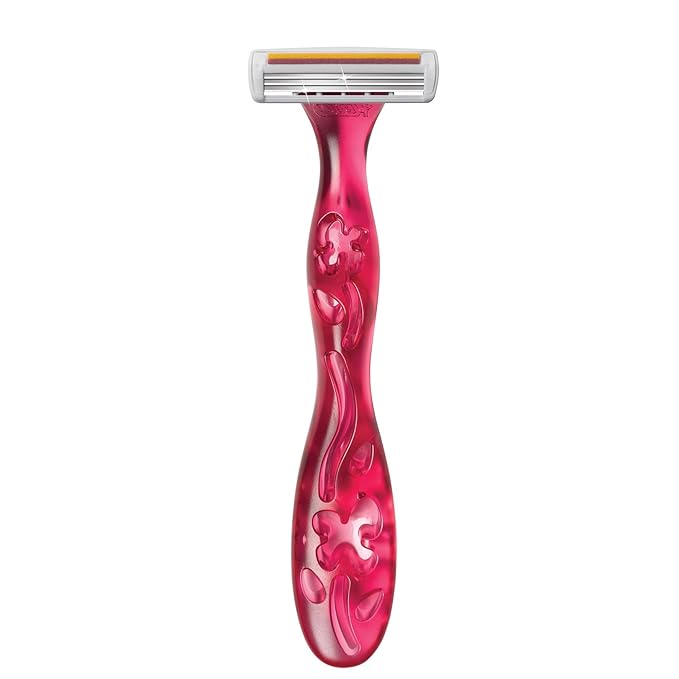 BIC Soleil Simply Smooth Women's Disposable Razors, 3 Blades With Moisture Strip For a Silky Smooth Shave, 8 Piece Razor Set (Pack of 2)