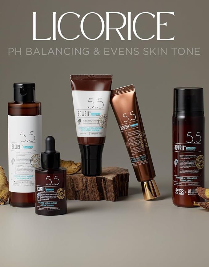 ACWELL Licorice pH Balancing Korean Toner for Cleansing