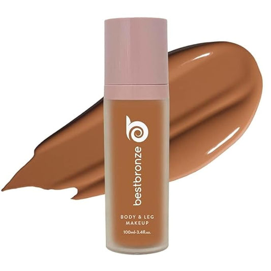 Best Bronze Bombshell Body Makeup - Tattoo Cover Up Makeup & Body Foundation Waterproof - Tattoo Concealer Waterproof for Scars, Varicose Veins Cover Up & Leg Foundation (NC60 Rich Coffee)