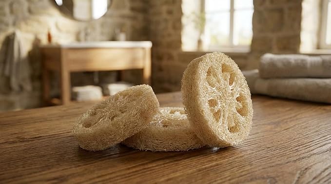 LEEHEI Cleansing Soap with Complimentary Natural Sponge Soap Stand (Lavender)