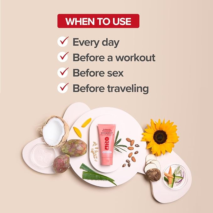 O Positiv URO Intimate Whole Body Deodorant Cream – Dermatologist Tested, Hypoallergenic, Non-irritating, Aluminum Free, Unscented, Dries Clear – Odor & Moisture Control, Anti-Chafing – 3 Oz Tube