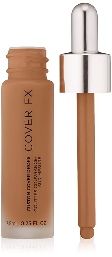 COVER FX Custom Cover Drops, Multi-Use Shade-Adjusting Liquid Deep 2