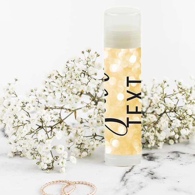 Andaz Press Personalized Lip Balm Party Glitter