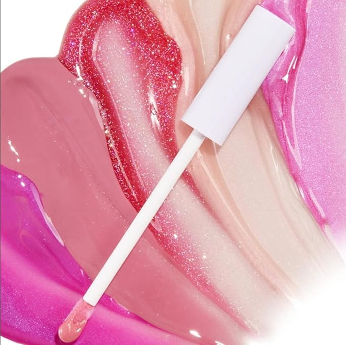 wet n wild Mega Slicks Lip Gloss | Long Lasting | Hyaluronic Acid | High Shine | Crystal Clear (Pack of 2)
