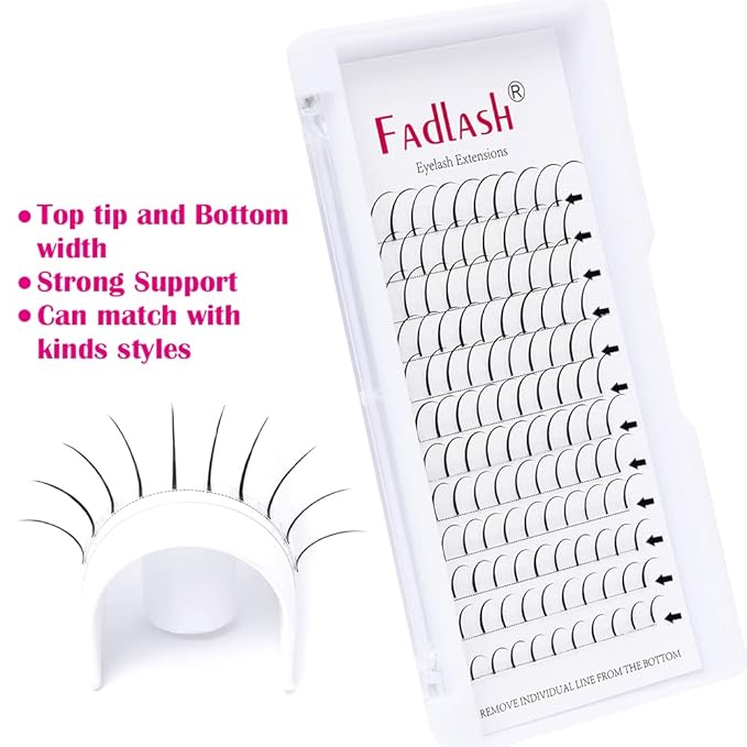Lash Spikes Lashes Extension Premade Lash Fans Matte Black Fairy Eyelashes Single Super Thick Wispy Volume Lash Extensions Long Spike Lashes Mink（C Curl, 20mm）