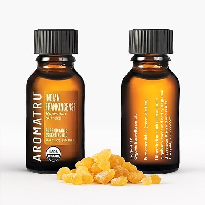 Elevate Essential Oil Kit – Indian Frankincense, Balsam Fir, Juniper, and Cypress – Organic & Wildcrafted – ISO Certified – No Synthetic Fillers – Ethically Sourced